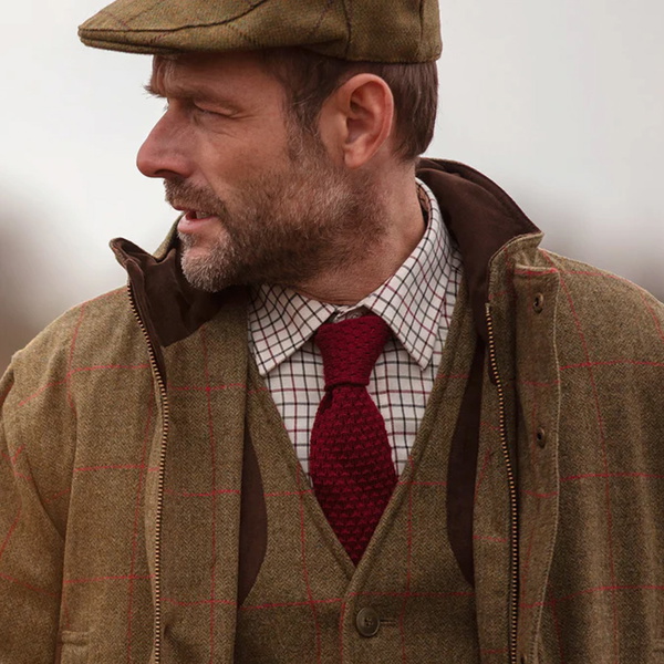 Alan Paine Mens Combrook Tweed Flat Cap COMGCAP - Sage